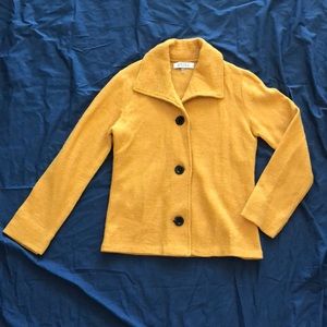 Kasper Bright Yellow Collared Jacket